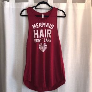 Mermaid hair don’t care swimsuit coverup